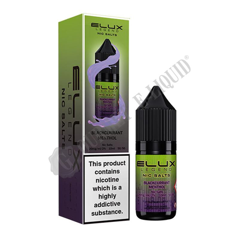 Blackcurrant Menthol by Elux Legend Nic Salts