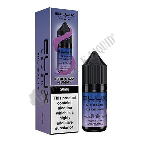 Blue Razz Gummy by Elux Legend Nic Salts