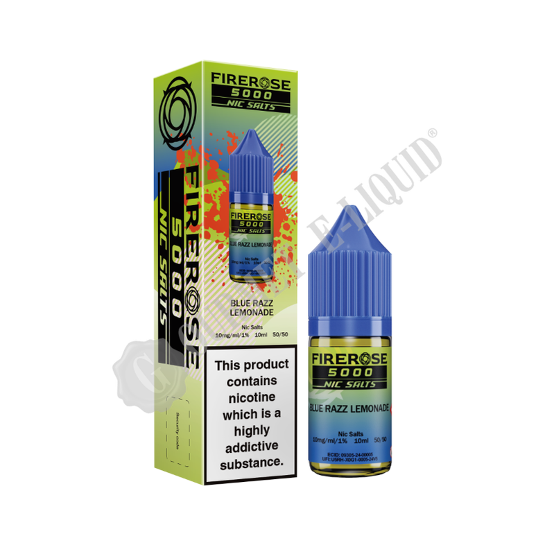 Blue Razz Lemonade by Firerose 5000 Nic Salts