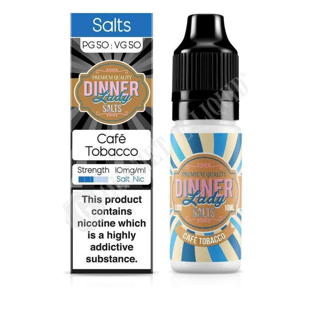 Cafe Tobacco E-Liquid by Dinner Lady Nic Salt