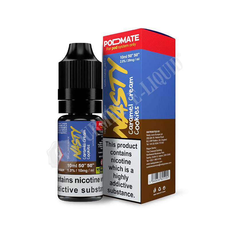 Caramel Cream Cookies by Nasty Juice Podmate Nic Salt E-Liquid