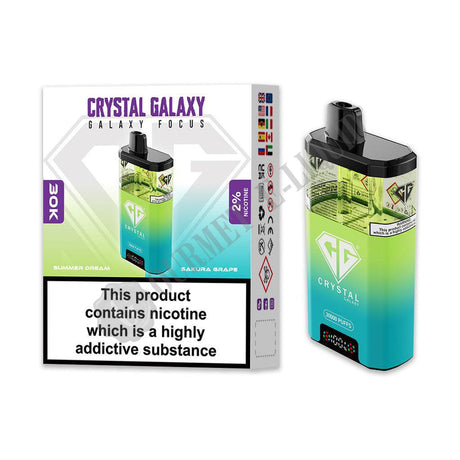 Crystal Galaxy Focus 30K Disposable Vape