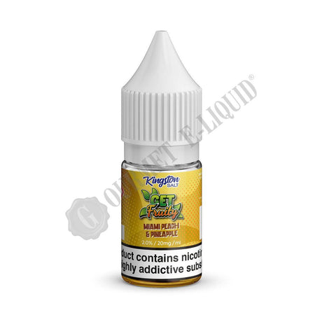 Get Fruity Miami Peach Pineapple by Kingston Salts