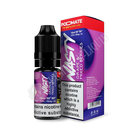 Grape & Mixed Berries by Nasty Juice Nic Salt E-Liquid