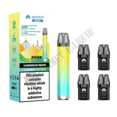 Hayati Remix 2400 4-In-1 Disposable Vape