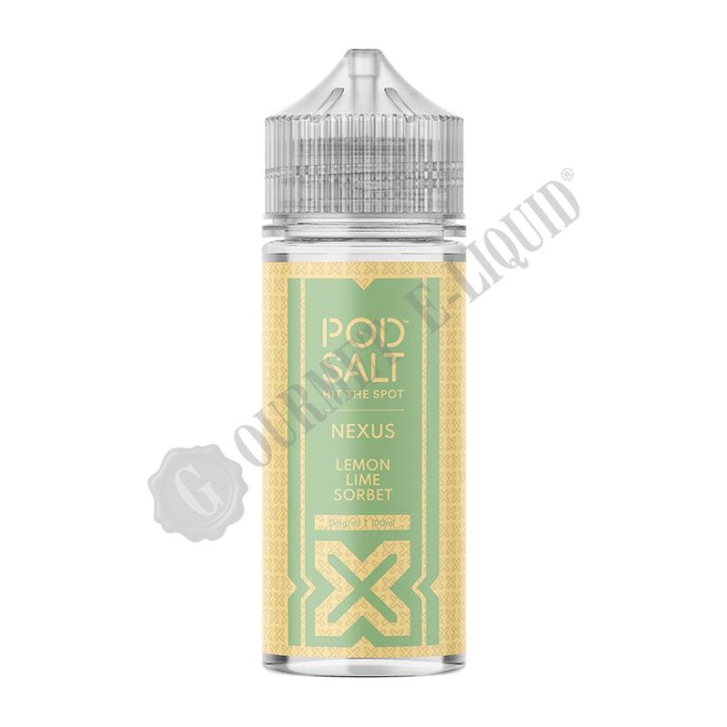 Lemon Lime Sorbet 100ml Shortfill E-Liquid by Pod Salt Nexus