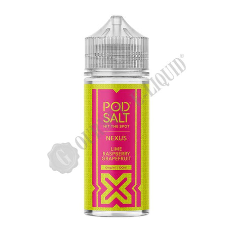 Lime Raspberry Grapefruit 100ml Shortfill E-Liquid by Pod Salt Nexus