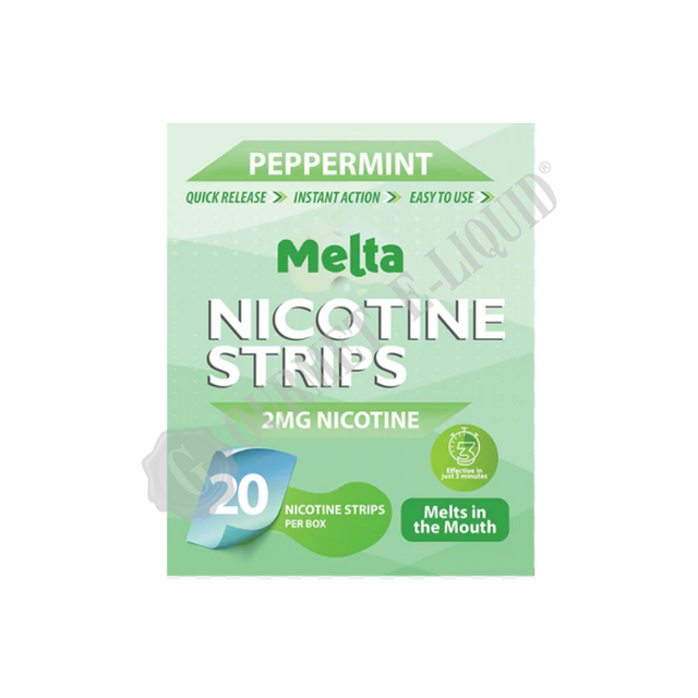 Melta Peppermint Nicotine Strips