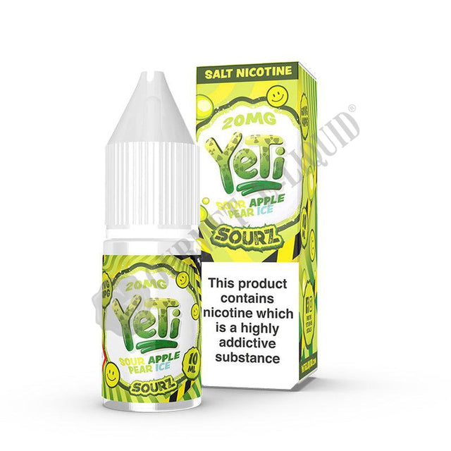 Sour Apple Pear Ice by Yeti Sourz Nic Salt