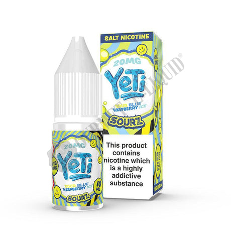 Sour Blue Raspberry Ice by Yeti Sourz Nic Salt