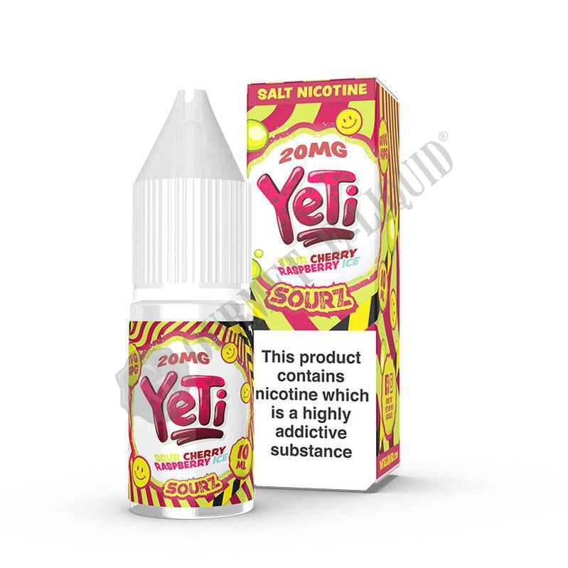 Sour Cherry Raspberry Ice by Yeti Sourz Nic Salt