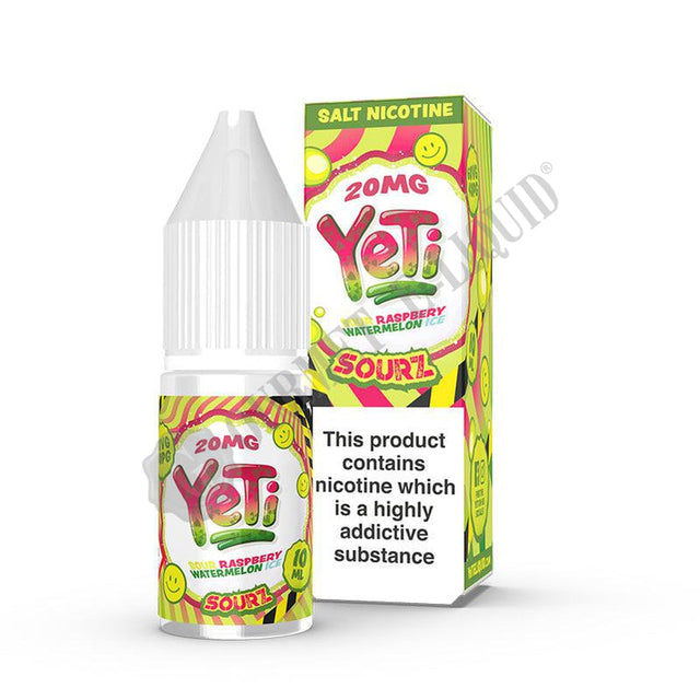 Sour Raspberry Watermelon Ice by Yeti Sourz Nic Salt