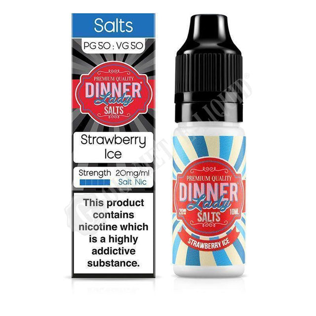 Strawberry Ice E-Liquid by Dinner Lady Nic Salt