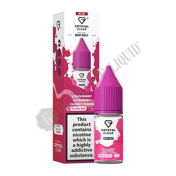 Strawberry Raspberry Cherry Fusion Crystal Clear Bar E-Liquid