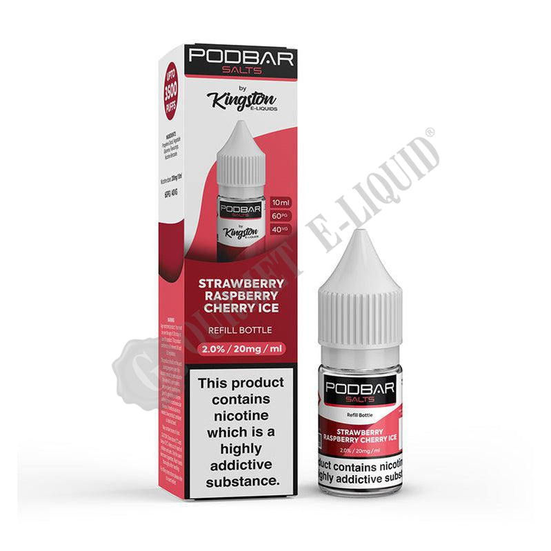 Strawberry Raspberry Cherry Ice by Podbar Salts