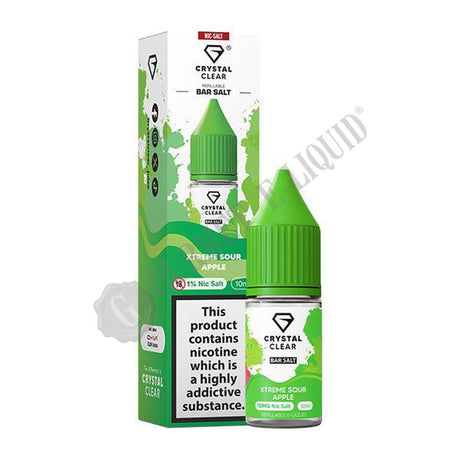 Xtreme Sour Apple Crystal Clear Bar E-Liquid