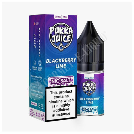 Blackberry Lime Nic Salt by Pukka Juice