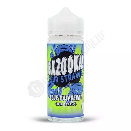 Blue Raspberry Sour Straws by Bazooka